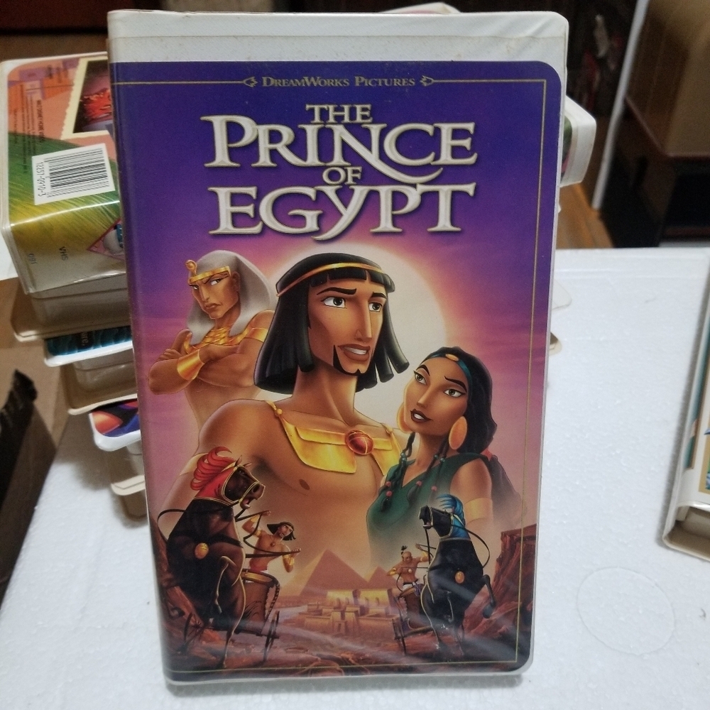 5 for 20$.... DreamWorks presents The Prince of Egypt VHS Cassette/Tape Movie